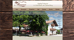 Desktop Screenshot of maurer-samerberg.de